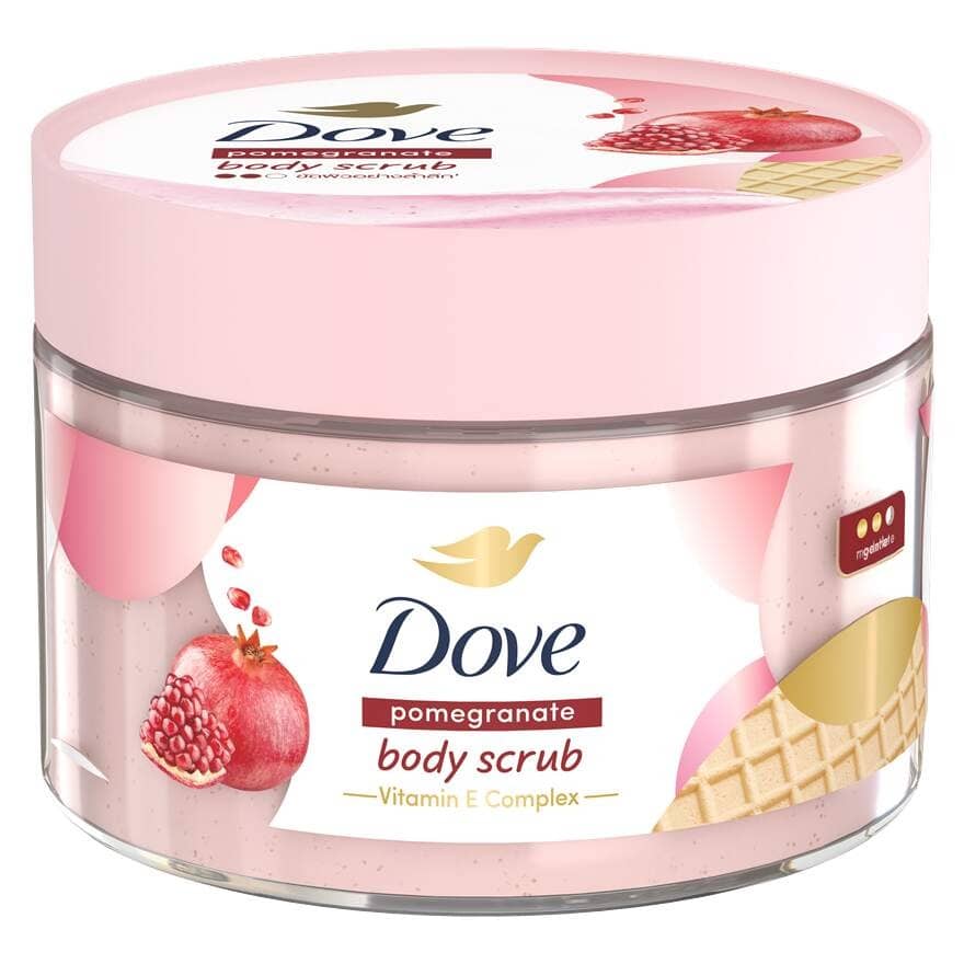 Dove Pomegranate Body Scrub with Vitamin E Complex (280g)