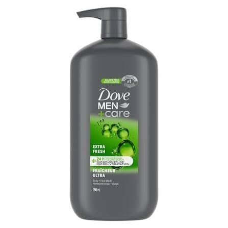 Dove Men+Care Extra Fresh Body + Face Wash (950ml)