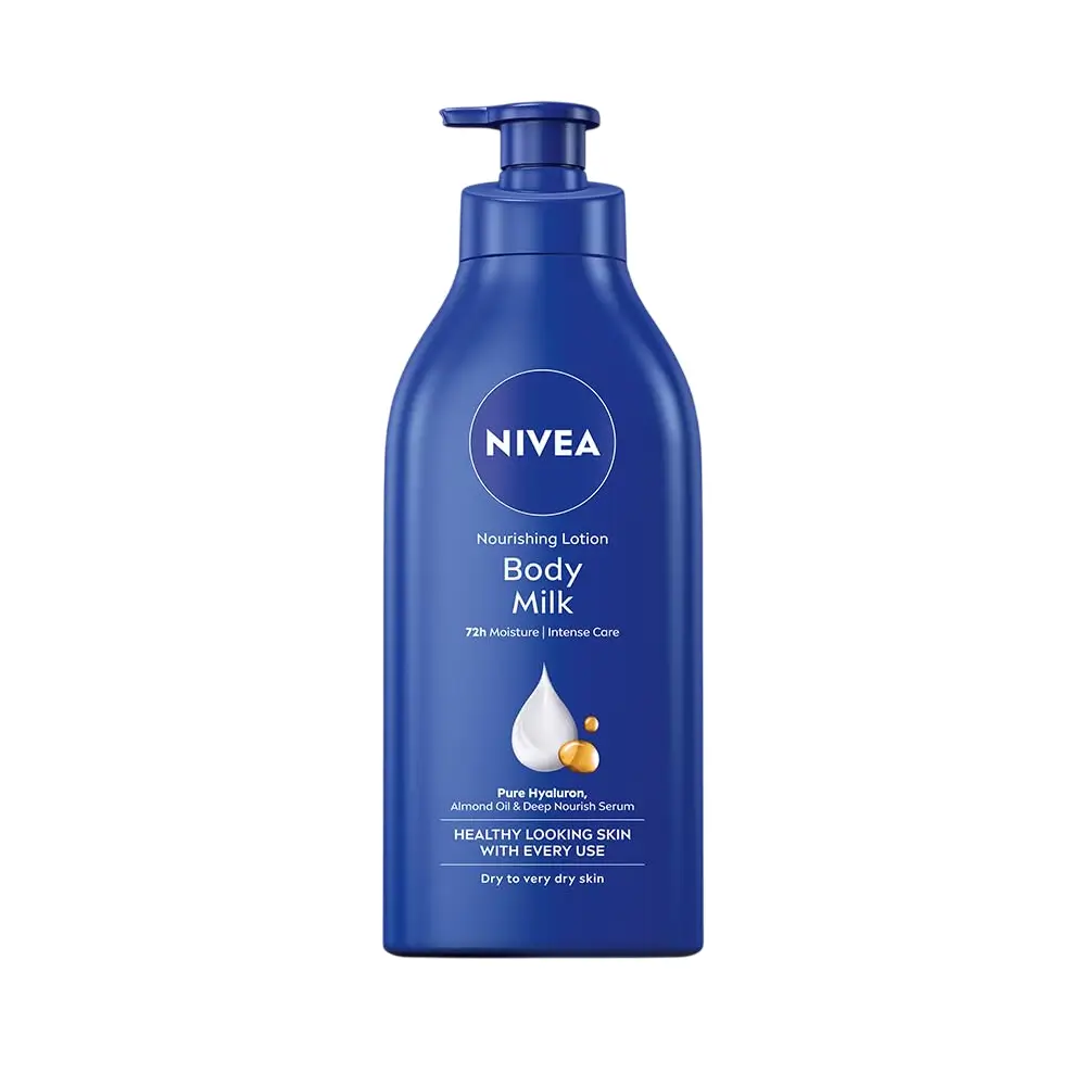 NIVEA Nourishing Bodi Milk Lotion for dry to veri dry skin -72h Moisture